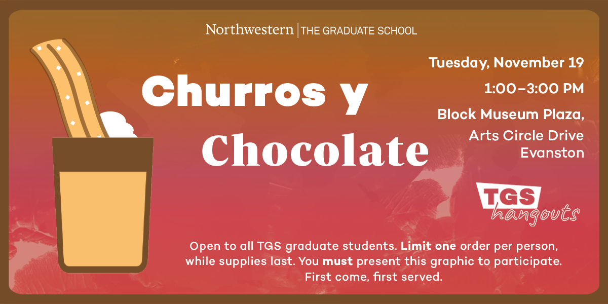 Churros & Chocolate event graphic